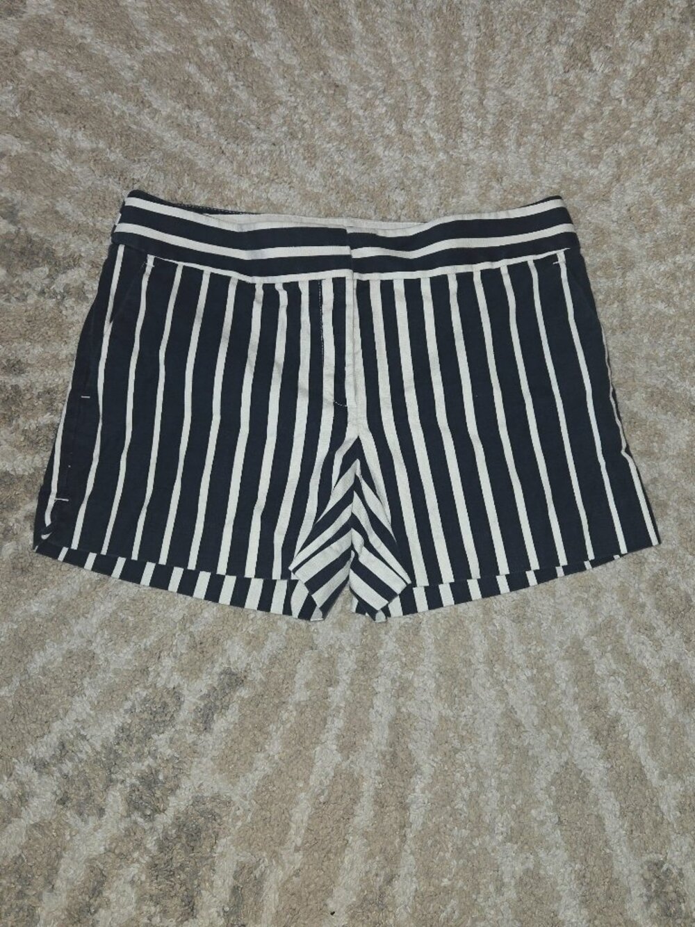 Ann Taylor Loft Riviera Striped Shorts Size 8